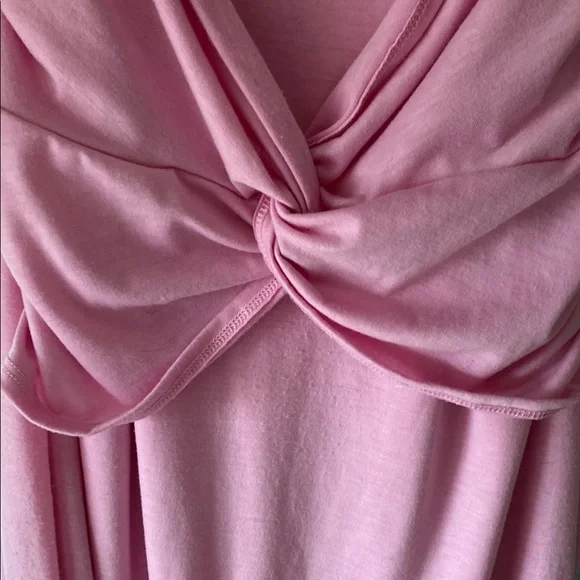 Pink Sleeveless Midi Dress - Picture 2 of 5